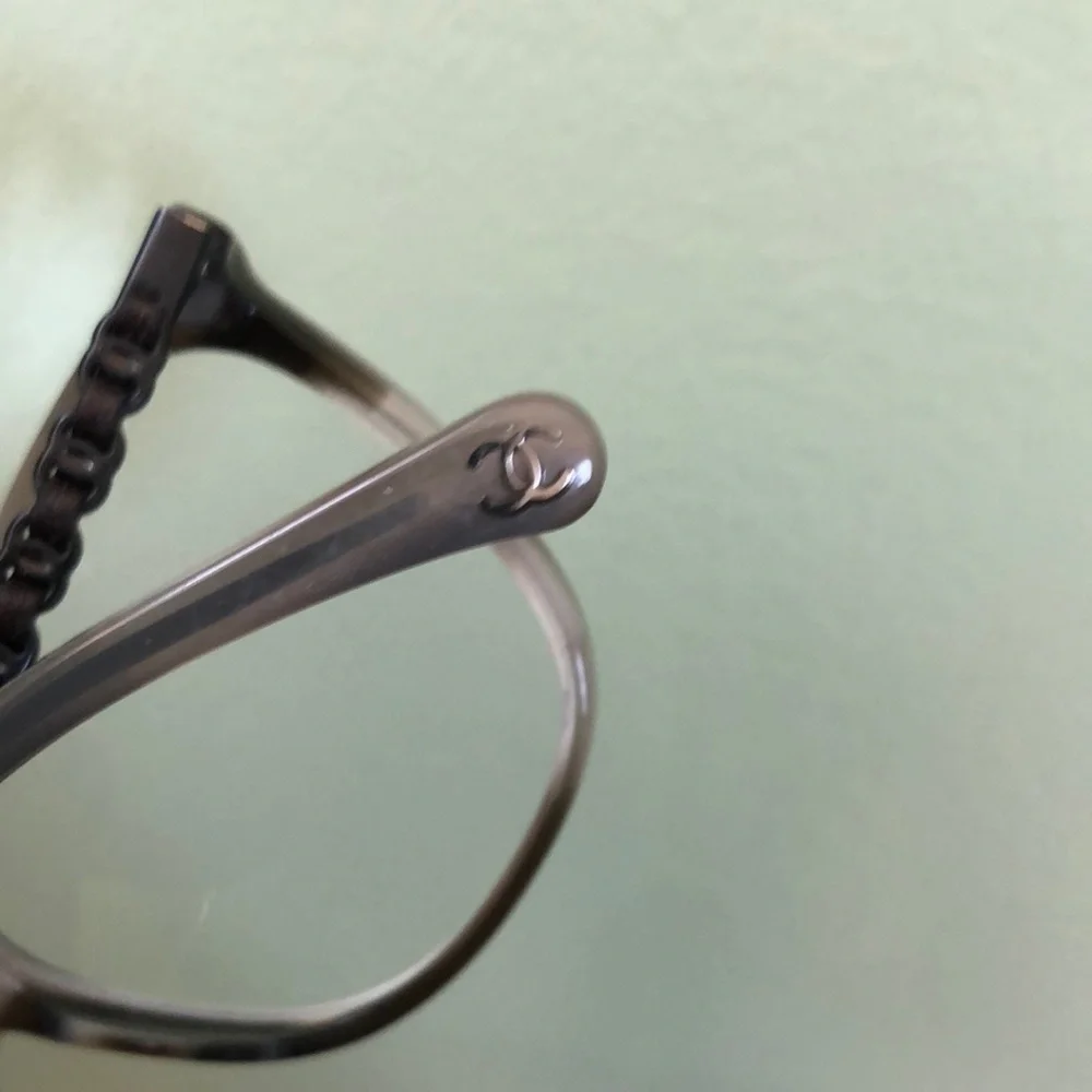 Chanel Pantos Prescription Eyeglasses Made In Italy 3408-Q with Case
